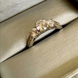 Blue Nile gorgeous engagement ring. 1.45 carat set in Platinum.